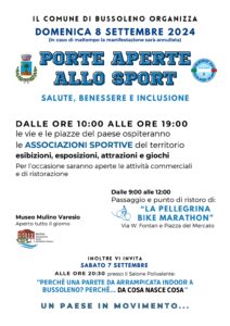 PORTE APERTE ALLO SPORT